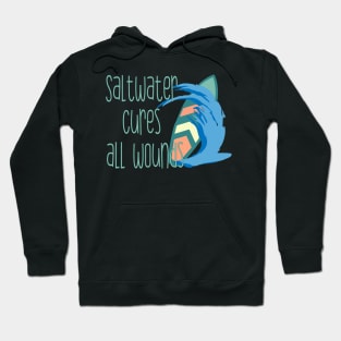 Saltwater cures all wounds Hoodie